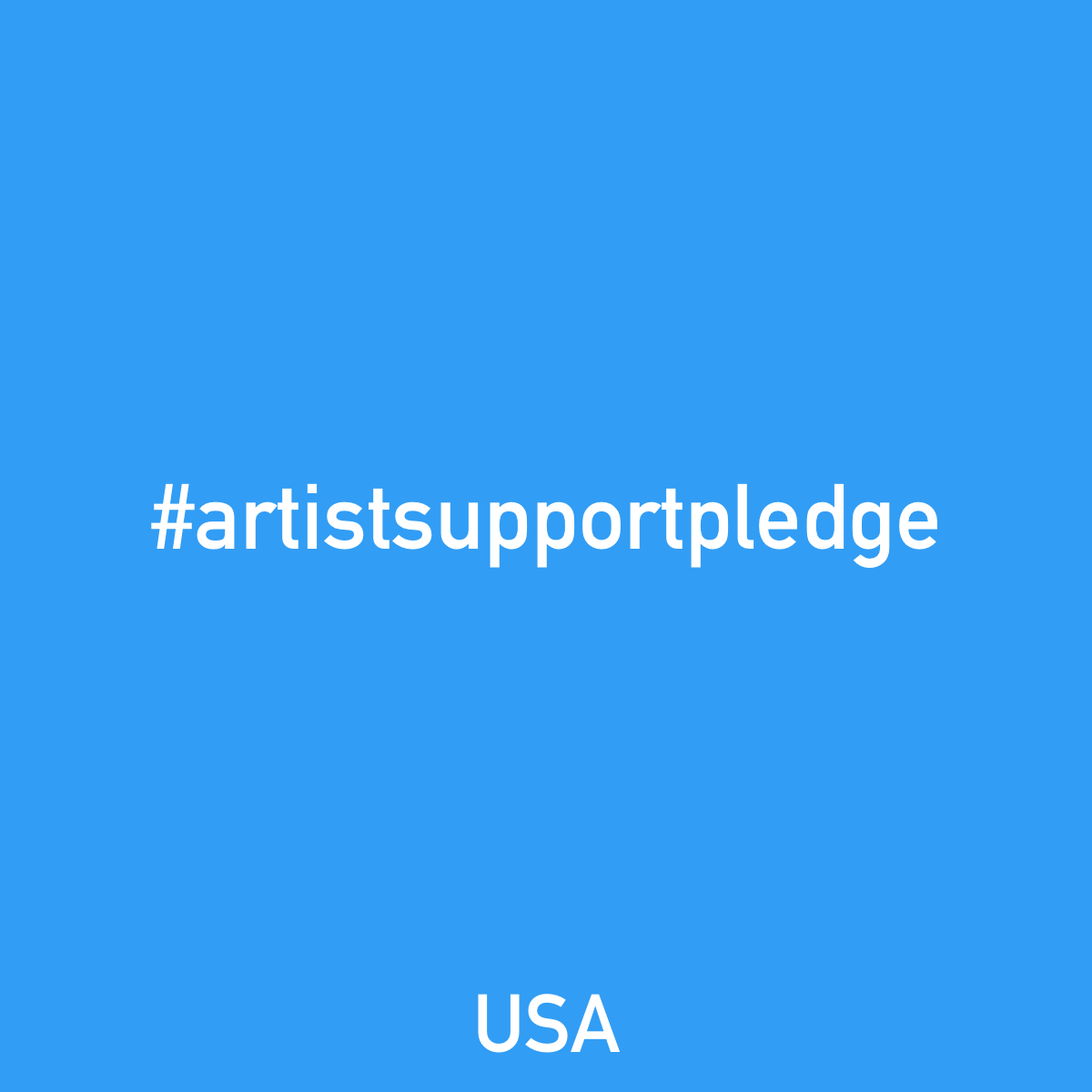 Take the Artist Support Pledge