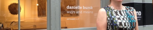 Danielle Bursk outside 110 CHURCH for Ways and Means