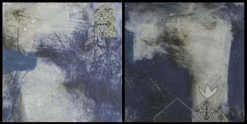 Donna Quinn Paintings (The Roofer's Lament, Empty Nest)