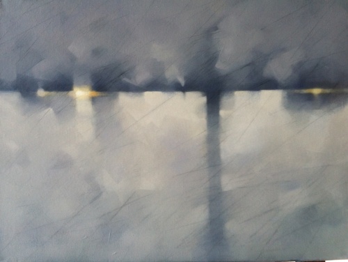 Painting, Fault line by Karen Fogarty
