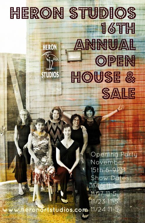 Heron Studios 16th Annual Open House + Holiday Sale