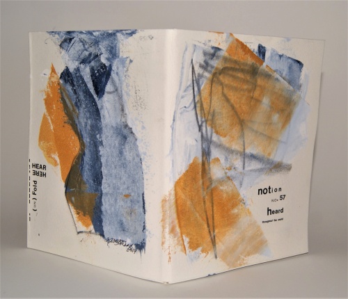 Notion no. 57: heard, a ritual mediation book of type and painting