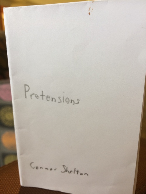 Pretensions  by Connor  Shelton for Ritual single-sheet book show