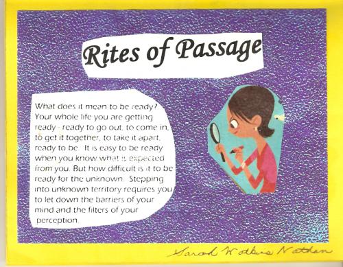 Rites of Passage by Sarah Watkins Nathan