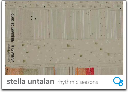 postcard image, Stella Untalan :  rhythmic seasons