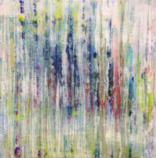 Abstract Acrylic on birch panel