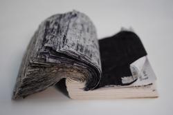 Image of a black book by Ruth Scott Blackson