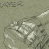 prayer, judaism, pencil drawing